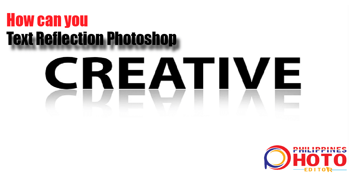 Phản chiếu văn bản Photoshop