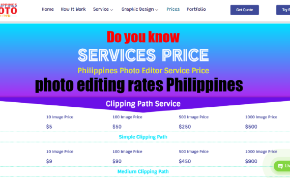 tarifs de retouche photo Philippines