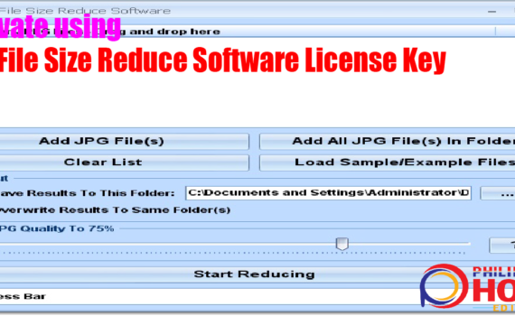 jpg ফাইল সাইজ কমাতে সফটওয়্যার লাইসেন্স কী