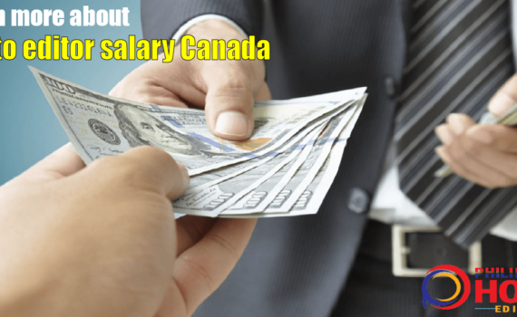 photo editor salary Canada