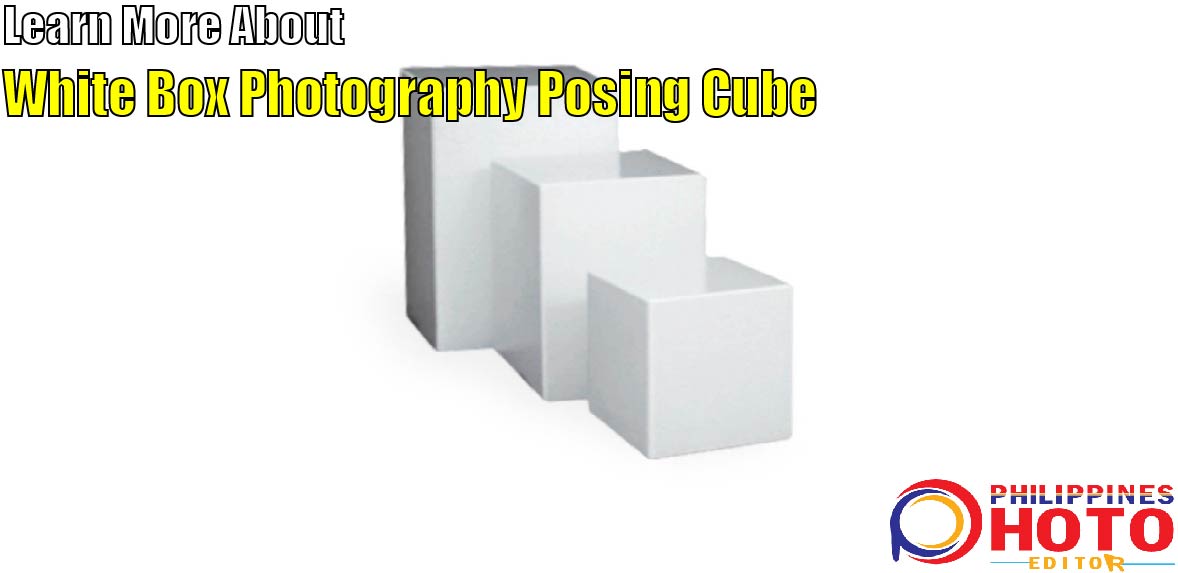 Cubo de pose de fotografía de caja blanca